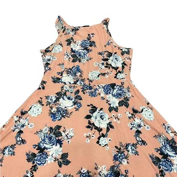 derek heart skater dress Derek Heart Womens Navy Blue Paisley Stretch BOHO Elephant Skater Dress Size XS